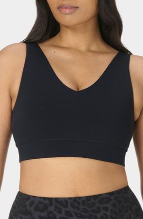 Sweaty Betty Ultimate Yoga Sports Bra in Black at Nordstrom, Size Medium