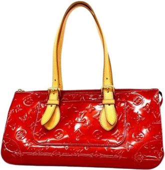 Louis Vuitton Pre-owned Handbags, female, Red, Size: ONE SIZE Pre-owned Rosewood Avenue Handbag