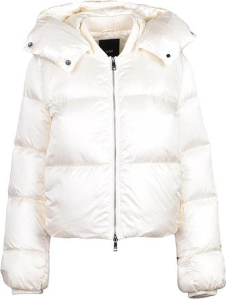 Add Korte donsjas - Dames - Gewatteerde jassen - Beige - M - Jassen