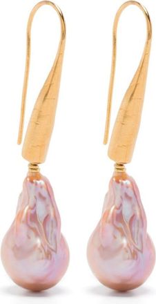 Forte_Forte Light Pink Drop Earrings