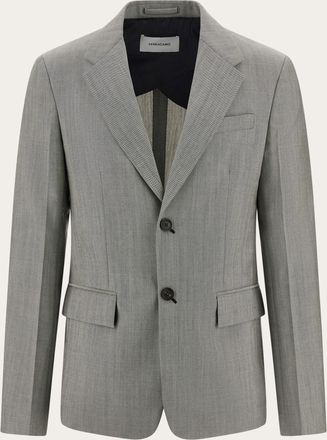 Ferragamo Uomo Blazer monopetto Grigio