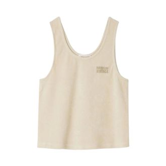 American Vintage Mujer, Camisetas, Beige, Talla: S