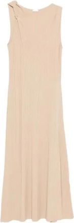 Joseph Arty Dress Knit Pliss - Dames - Kleedjes - Beige - M - Kleedjes