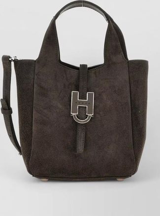 Hogan mini leather tote bag