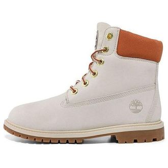 Timberland (WMNS) Timberland Heritage 6 Inch Waterproof Boots White Nubuck A5RVCW