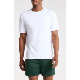 90 Degree by Reflex Crewneck Stretch Cotton T-Shirt in White at Nordstrom Rack, Size Xx-Large