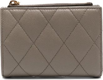 Saint Laurent Cassandre Bijou Quilted Zip Wallet