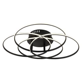 Globo Lighting Globo - Plaf&oacute;n - Kombos - Negro - Metal - &Oslash; 52cm - Led - 67355-55