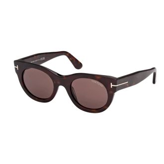 Tom Ford Sunglasses, female, Brown, Size: 50 MM Marine Sunglasses
