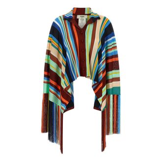 Fendi Dames, Jassen, Veelkleurig, Maat: S Viscose