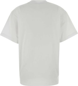 Gucci Womens White Cotton T-Shirt Whitemix Fabric T-shirts And Polos