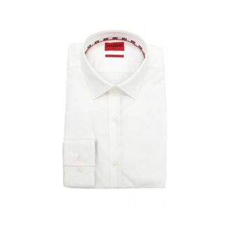 HUGO BOSS Kenno Shirt - Heren - Zakelijke Overhemden - Wit - XL - Katoen - Overhemden