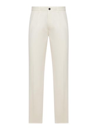 Incotex STRAIGHT LEG TAILORED COTTON TROUSERS - Incotex - Man