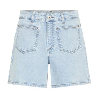 Ichi Denim Shorts - Dames - Denim shorts - Blauw - 2XS - Denim - Korte Broeken