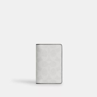 Coach Id Wallet In Signature Canvas