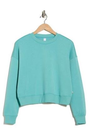 Marika Abby Crewneck Crop Sweatshirt in Agate Green at Nordstrom Rack, Size X-Large