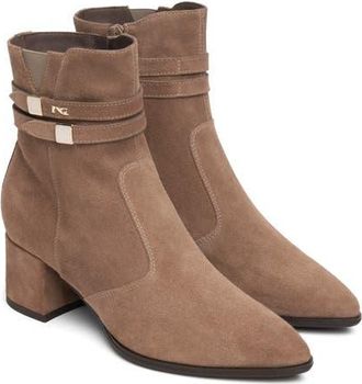 Nero Giardini Block Heel Bootie in Mocha at Nordstrom, Size 41