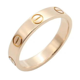 Cartier Gold Pink Gold (18K) Band Ring (Pre-Owned)
