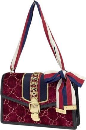 Gucci Pre-owned Shoulder Bags, female, Red, Size: ONE SIZE Pre-owned Vintage Shoulder Bag