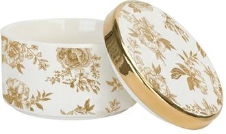 Sweet Water Decor Gold Delft Trinket Dish with Lid at Nordstrom