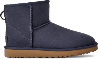 UGG Classic Mini II Boot Dark Indigo - Dames - Winterlaarzen - Blauw - 36 EU - Leer - Schoenen