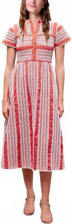 Cleobella Soleil Midi Dress In Paprika