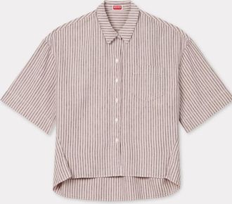 Kenzo Coast Lines Short Sleeve Cocoon Shirt, Size Large
