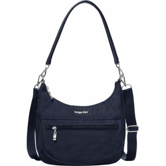 Baggallini Modern Pocket Half Moon Shoulder Bag in French Navy at Nordstrom