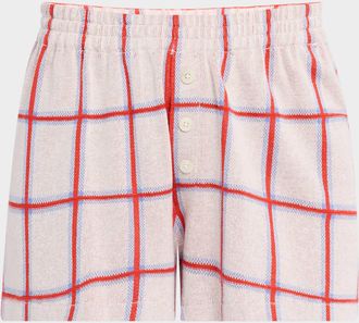 Guest In Residence Picnic Plaid Shorts