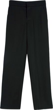 Loewe Black Satin Tailored Trousers Size XXS