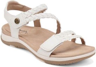 Earth Stellon Ankle Strap Sandal in Ivory at Nordstrom, Size 8.5
