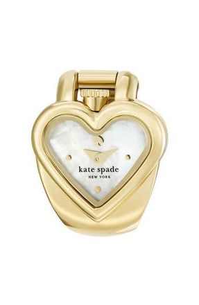 Kate Spade New York monroe heart ring watch, 21mm x 22mm in Gold at Nordstrom Rack
