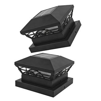 OEM Farola Solar Autom&aacute;tica Tipo Columna - Paquete De 2 Dise&ntilde;os