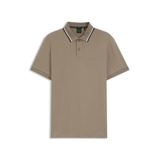 BOSS Paddy slim-fit polo shirt in interlock cotton