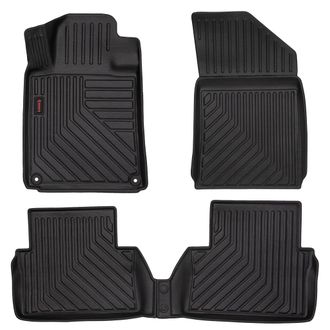 OEM Alfombrillas De Goma 3d Para Peugeot 508 I (sed&aacute;n, Familiar, Sw, Rxh, 2010-2018) - Borde De 5 Cm