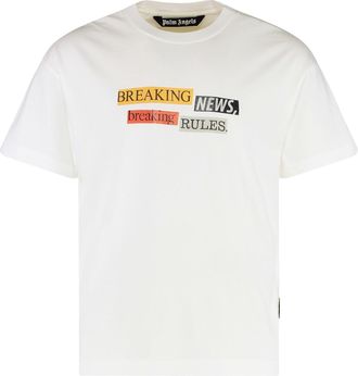 Palm Angels Cotton Crew-neck T-shirt