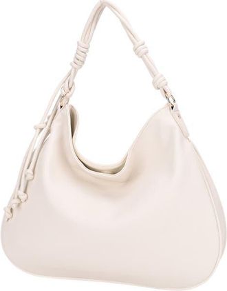 Mali + Lili Yasmin Vegan Leather Hobo Shoulder Bag in Cream at Nordstrom