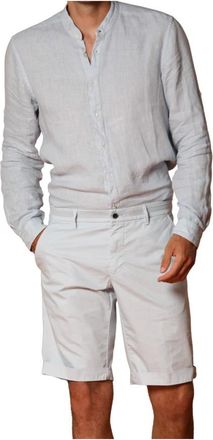 Mason's Heren, Korte broeken, Blauw, Maat: XL Katoen