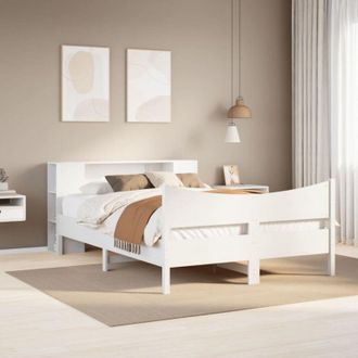vidaXL Vidaxl - Estructura De Cama Sin Colch&oacute;n Madera Maciza De Pino 160x200 Cm