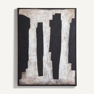 AM.PM Wandkader, handgeschilderd met stofapplicatie, APIA