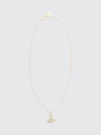 Vivienne Westwood Collana Orb Vivienne Westwood in ottone con ciondolo monogram di strass
