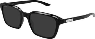 Gucci Square Frame Zonnebrillen - Heren - Zonnebrillen - Zwart - 52 MM - Accessoires