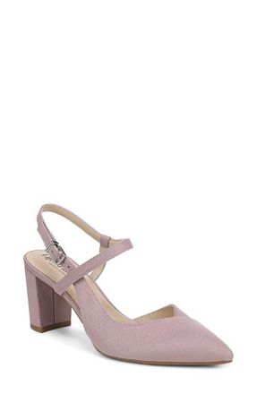 Life Stride Raelynn Slingback Half dOrsay Pointed Toe Pump in Amethyst at Nordstrom, Size 7.5