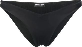 Dsquared2 Bikinislip met logo - Zwart