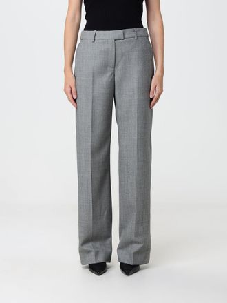 Alexander McQueen McQueen Pantaloni sartoriali a gamba larga in lana con chiusura decentrata