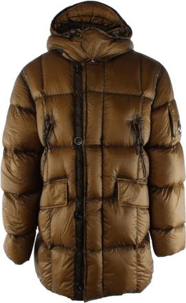 C.P. Company Bruine Herenjas DD Shell - Heren - Winterjassen - Bruin - 3XL - Katoen - Jassen