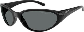 Arnette AN4368 Raven Polarized 290081 Mens Sunglasses Black Size 64