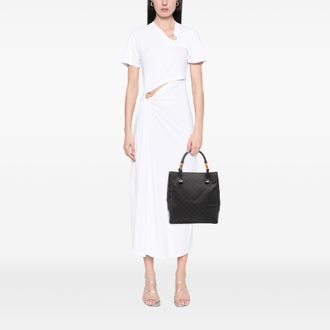 Gucci Tweedehands Gg Canvas Bamboo Tote