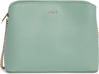 Furla Tessa Mini Leather Crossbody Bag in Mineral Green at Nordstrom Rack