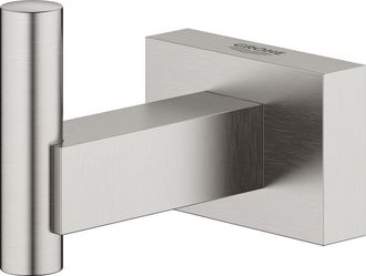 GROHE 40 511 Dc1 Essentials Cube Percha Colgador Supersteel - Ref: 40 511 Dc1